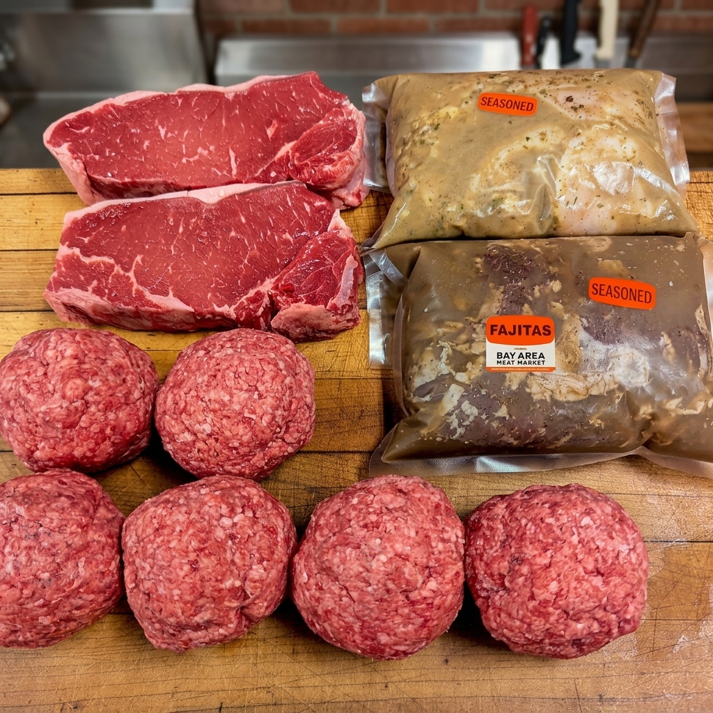 Fresh Hand-Cut Butcher Steaks for Family Meat Packs